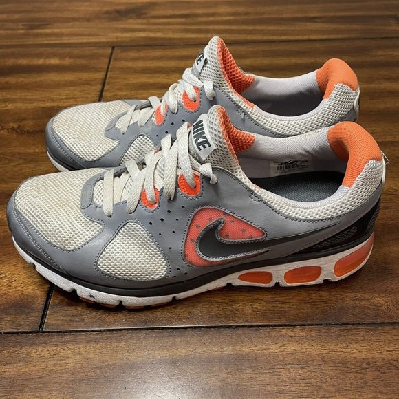Vintage 2003 Nike Air Turbulence 00’s Max Men's Size 11 Shoes Gray And Orange - Picture 3 of 7